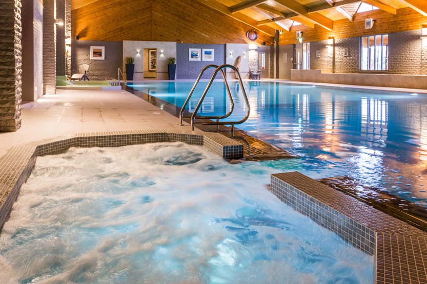 Accessible disabled-friendly spa hotel pool on the Isle of Arran